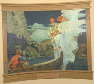 Riddaren av den heliga graal, ca. 1912.