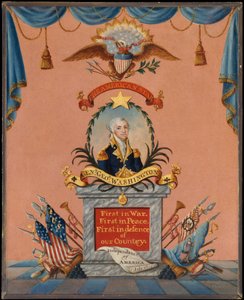 Den amerikanska stjärnan George Washington, ca. 1803.