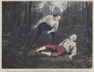 Illustration för Barnaby Rudge av Frederick L. Bernard