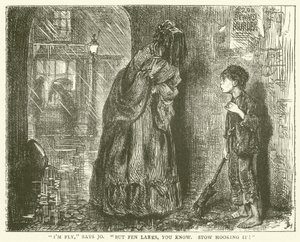 Illustration för Bleak House av Frederick L. Bernard
