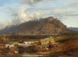 Monte Soracte i den romerska Campagna, 1863