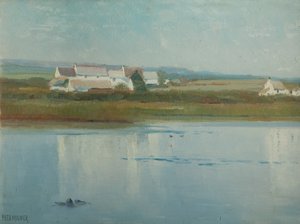 På Marazion - Riverside Farm av Frederick Milner