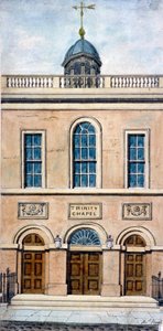 Trinity Chapel, Conduit Street, Westminster, London, 1801. av Frederick Nash