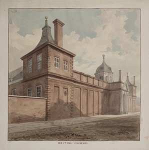Utsikt över British Museum, Holborn, ca 1807 av Frederick Nash