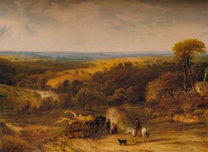 Utsikt nära Crediton, Devon, 1843