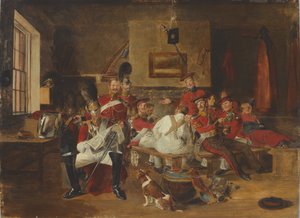 2:a livgardet, vaktrummet, 1828 ca
