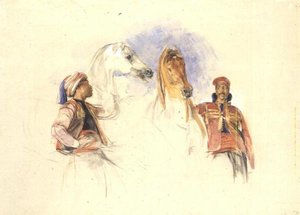 Skisser av ryttare av Frederick S. Lewis