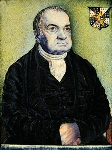 Porträtt av William Williams, ca 1828 (akvarell på elfenben) (par till 367110) av Frederick Tatham