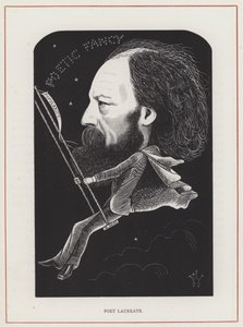 Alfred Tennyson av Frederick Waddy