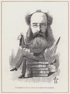 Anthony Trollope, romanförfattare av Frederick Waddy