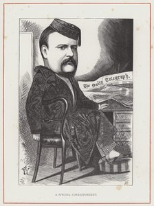 George Augustus Sala av Frederick Waddy