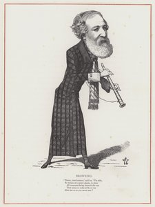 Robert Browning av Frederick Waddy