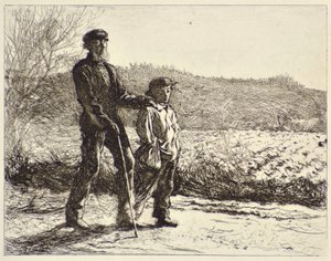 Den blinde mannen av Frederick Walker