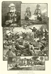 Flottans far, amiral Sir Provo Wallis (gravyr)