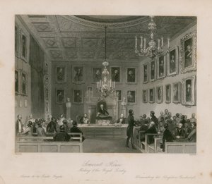 Somerset House, möte i Royal Society