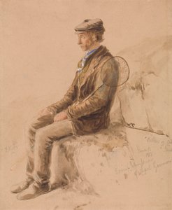 Man with a Gaff, 13 juni 1851 av Frederick William Hulme