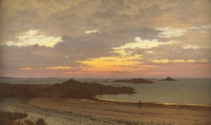 Kväll vid kusten, 1887