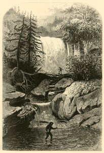 "Falls of the Blackwater", 1872. av Frederick William Quartley