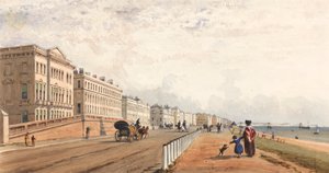 Brighton: fronten och kedjepiren sett på avstånd av Frederick William Woledge