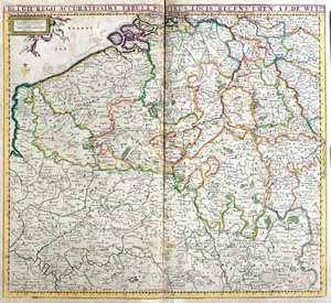 Belgien, Luxemburg, N av Frederick de Wit
