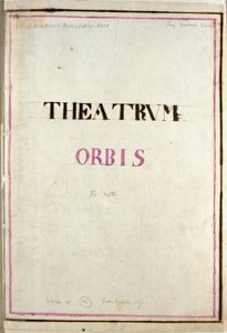 Försättsblad till The Atlas Theatre Orbis (etsning). av Frederick de Wit