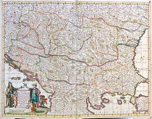 Ungern, Bosnien och Hercegovina, Kroatien, Serbien, Bulgarien, Rumänien, Montenegro, Albanien, Republiken Makedonien, Norra Grekland av Frederick de Wit