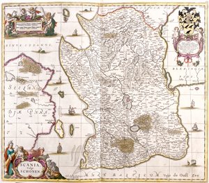 Scania, Sverige av Frederick de Wit