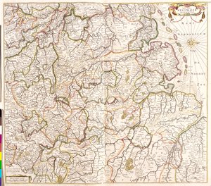 Schleswig-Holstein, Niedersachsen, Nordrhein-Westphalen, Tyskland av Frederick de Wit