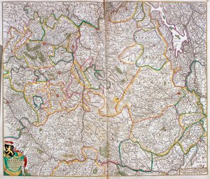 Sydholland, Nordbrabant, regionen Flandern, Vallonien, regionen Bryssel, Limburg, Nederländerna, Belgien av Frederick de Wit