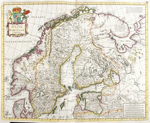 Sverige, Norge, Finland, Estland, Rysslands nordvästra federala distrikt av Frederick de Wit