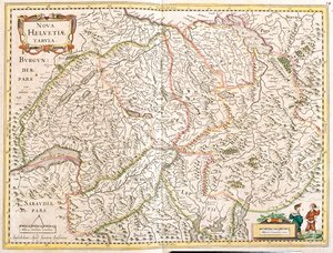 Schweiz av Frederick de Wit