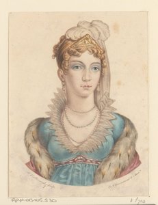 Porträtt av Anna Paulowna Romanowa