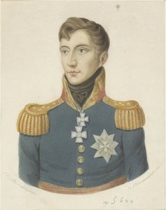 Porträtt av Vilhelm II, kung av Nederländerna