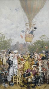 Ballonguppstigning av Frederik Hendrik Kaemmerer