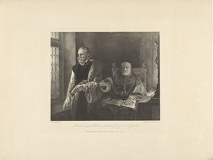 De sista ögonblicken av Egmond i hans cell, 1568 Greven av Egmonds sista ögonblick (titel på objekt) av Frederik Hendrik Weissenbruch (possibly)