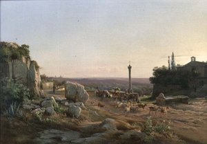 Nära brunnen, Tivoli, nära Rom av Frederik Rohde