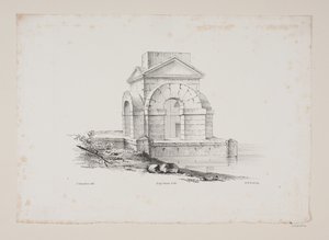 Arkitektoniskt motiv av Frederik Schepelern