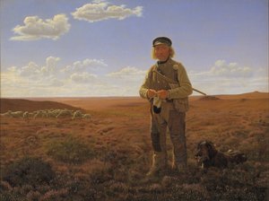 En jysk herde på morerna