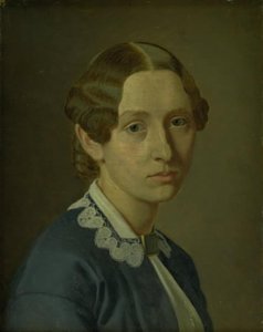 Thomasine Ludvigne Vermehren, född Grüner, konstnärens hustru