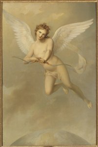 Cupidon - Amor, av Westin, Fredric (1782-1862). Olja på duk