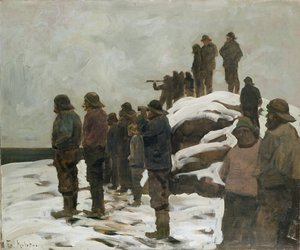 Fiskare (olja på duk)