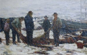 Fiskare, ca 1900 (olja på duk)