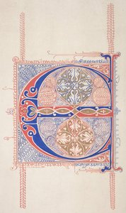 Upplyst initial C, 1830-62.