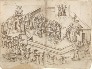 Allegori om en lärds liv i ett rikt hushåll [fol. 3 verso / 4 recto]