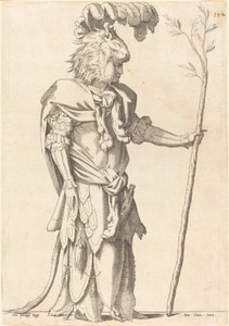 Figur klädd som Hercules