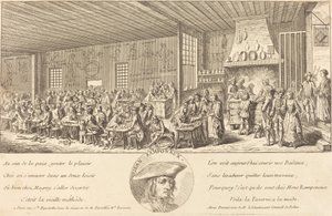 Kabaret av Ramponaux av French 18th Century
