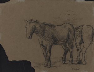 Hästar av French 19th Century