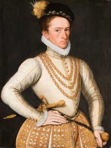 Porträtt av en okänd fransk adelsman, 1560