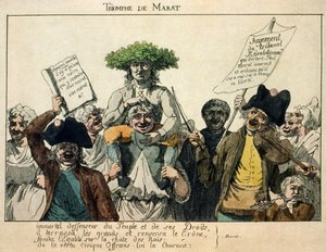 Marats triumf, 1793 av French Master
