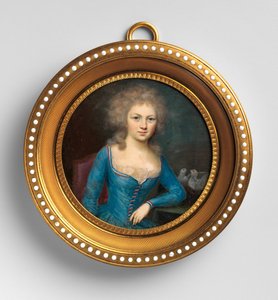 Porträtt av en kvinna. av French Painter